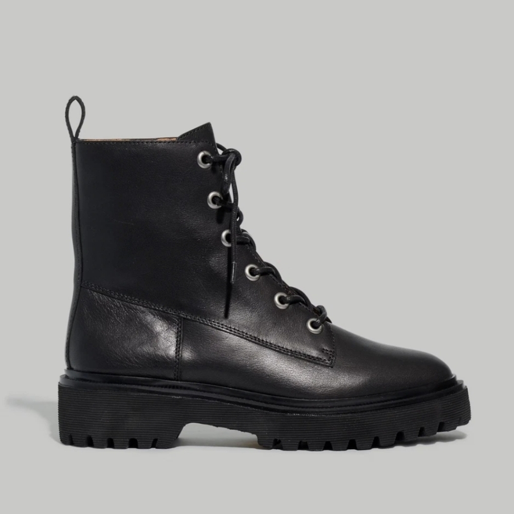 Madewell Black Combat Boots